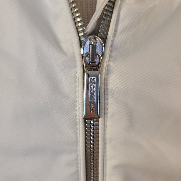 Moorer White Short Sleeve Hooded Jacket - Picture 3 of 12